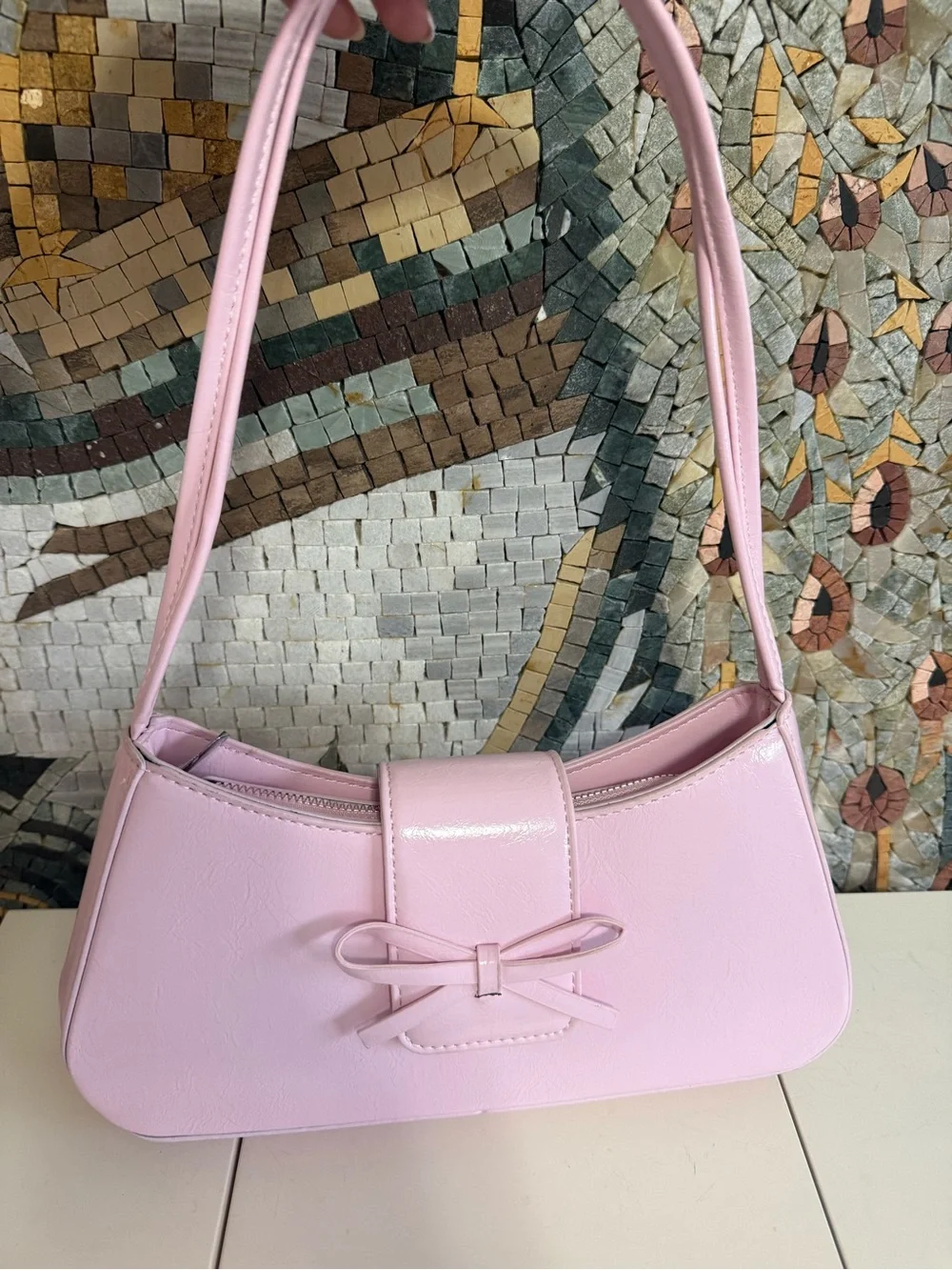 Cute pink shoulder bag